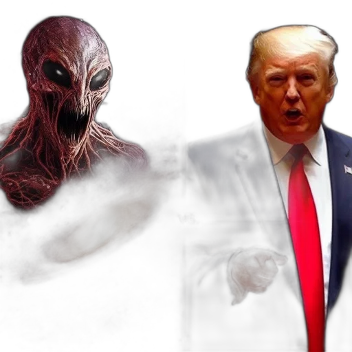 creature, mask, concept art, comic book art, fantasy art, outer space, alien-like, emerges transparent PNG cut-out