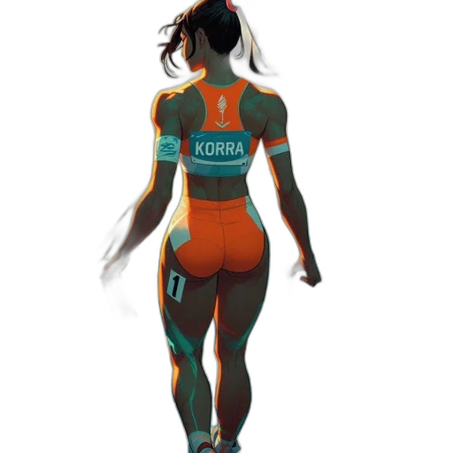 dress, robot, concept art, cyberpunk, fantasy art, comic book art, colorful, neon transparent PNG cut-out