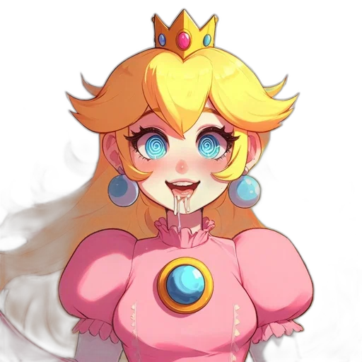 crown, dress, staff, face, pixel art, concept art, 3d render, fantasy art transparent PNG cut-out