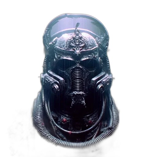 mask, robot, face, creature, concept art, photorealistic, 3d render, cyberpunk transparent PNG cut-out