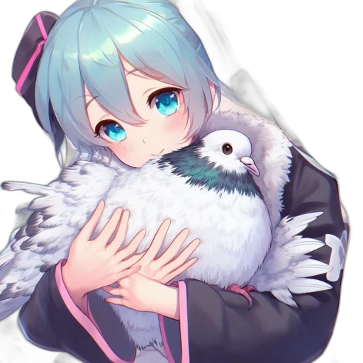 animal, creature, staff, weapon, pixel art, anime, concept art, 3d render transparent PNG cut-out