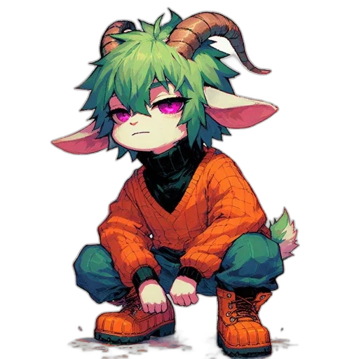 dragon, creature, staff, animal, pixel art, concept art, fantasy art, anime transparent PNG cut-out