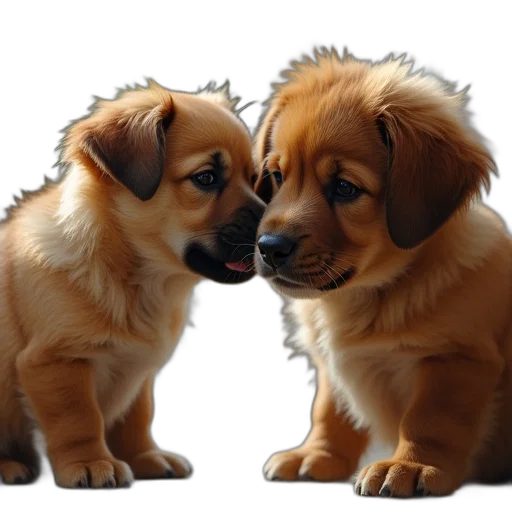 animal, photorealistic, 3d render, oil painting transparent PNG cut-out