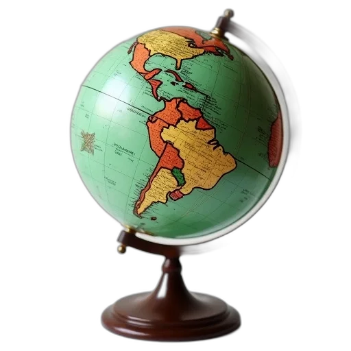 staff, furniture, jewelry, 3d render, vintage, globe, greenish, hue transparent PNG cut-out