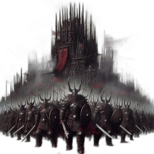 crown, sword, staff, weapon, concept art, fantasy art, pixel art, 3d render transparent PNG cut-out