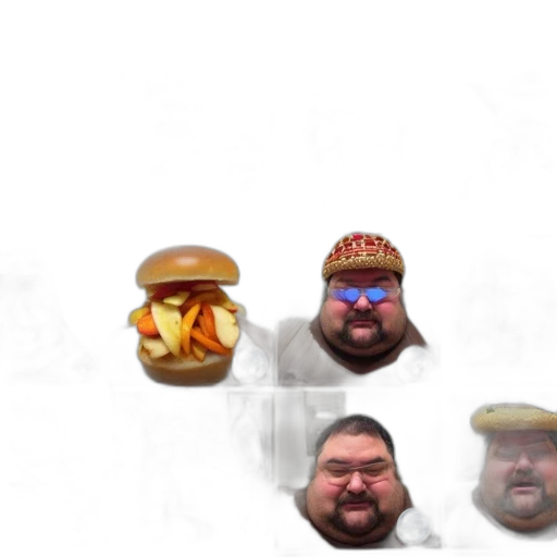food, hat, staff, crown, concept art, pixel art, 3d render, photorealistic transparent PNG cut-out