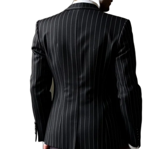 jacket, staff, dress, 3d render, photorealistic, concept art, dark, monochrome transparent PNG cut-out