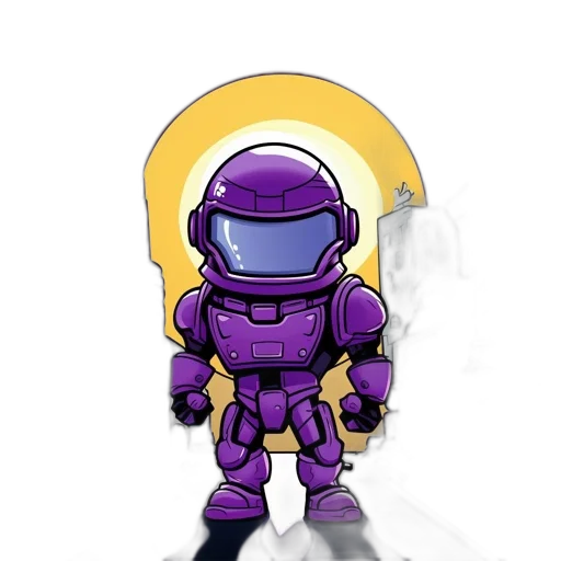 robot, weapon, pixel art, concept art, 3d render, cartoon, robotic, figure transparent PNG cut-out