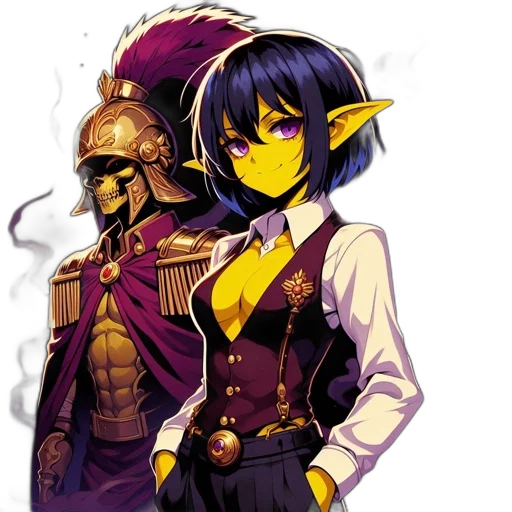 mask, staff, fantasy art, concept art, pixel art, comic book art, dark, golden transparent PNG cut-out