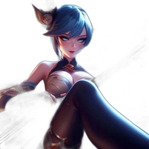 dress, robot, staff, weapon, fantasy art, concept art, anime, comic book art transparent PNG cut-out