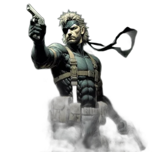 staff, weapon, mask, concept art, comic book art, pixel art, cyberpunk, ruggedly transparent PNG cut-out