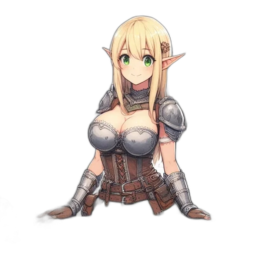 dragon, weapon, sword, dress, fantasy art, concept art, pixel art, anime transparent PNG cut-out