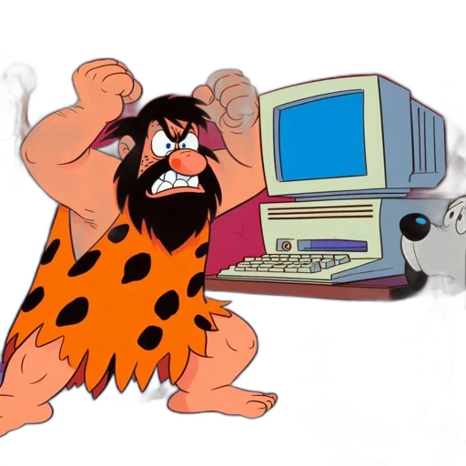 animal, creature, cartoon, concept art, fire, angry, caveman, orange transparent PNG cut-out