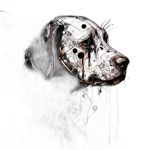 mask, face, animal, robot, photorealistic, concept art, cyberpunk, comic book art transparent PNG cut-out