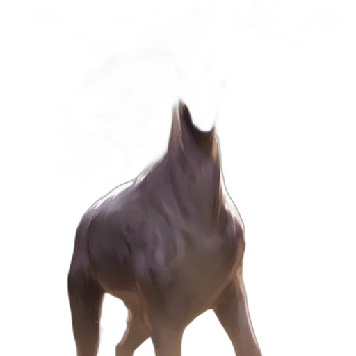 animal, creature, staff, crown, concept art, fantasy art, photorealistic, 3d render transparent PNG cut-out