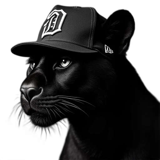 animal, hat, photorealistic, cartoon transparent PNG cut-out