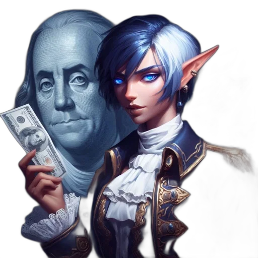 face, mask, fantasy art, concept art, photorealistic, pixel art, blue, elegant transparent PNG cut-out