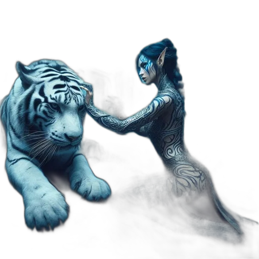 creature, animal, jewelry, fantasy art, concept art, comic book art, photorealistic, underwater transparent PNG cut-out