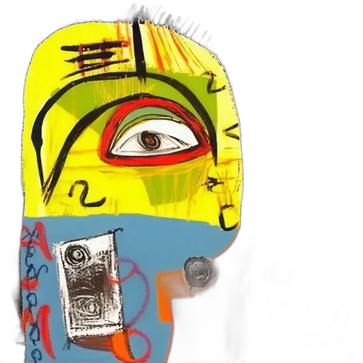 mask, face, robot, photorealistic, concept art, cartoon, watercolor, vibrant transparent PNG cut-out