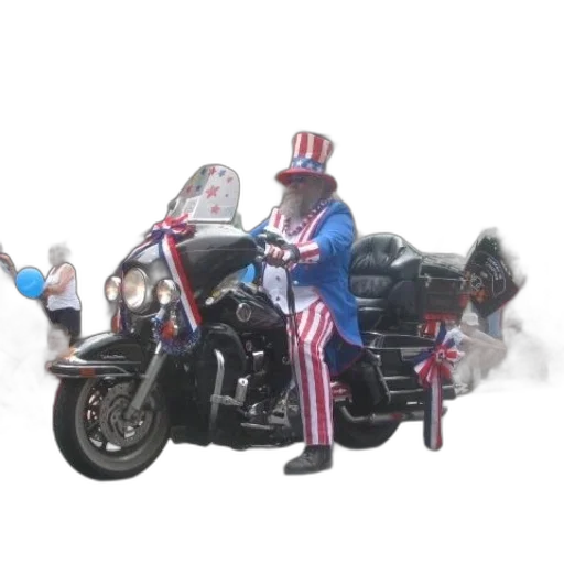jacket, car, concept art, 3d render, man, dressed, uncle, sam transparent PNG cut-out