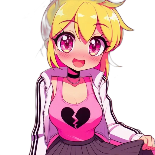 jacket, dress, staff, pixel art, anime, cartoon, concept art, neon lights transparent PNG cut-out
