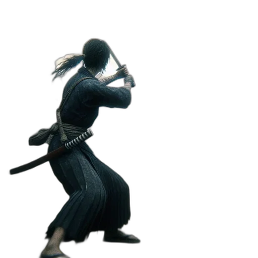 sword, staff, weapon, mask, concept art, 3d render, dark, monochrome transparent PNG cut-out