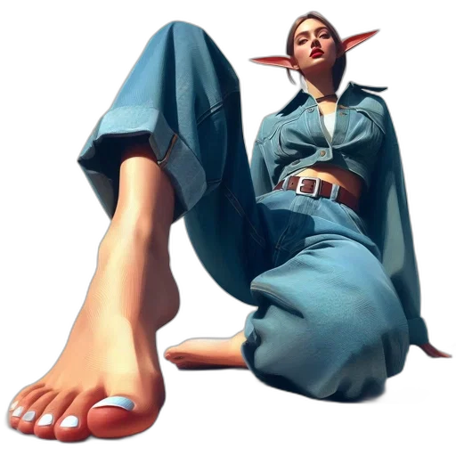 shoes, dragon, staff, photorealistic, concept art, fantasy art, 3d render, blue transparent PNG cut-out