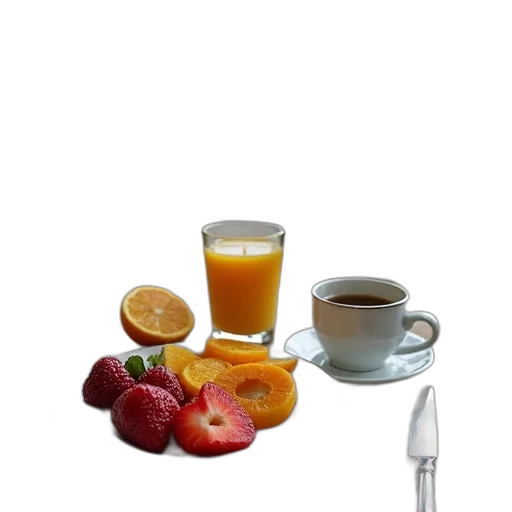 food, staff, weapon, robot, photorealistic, 3d render, fog, colorful transparent PNG cut-out