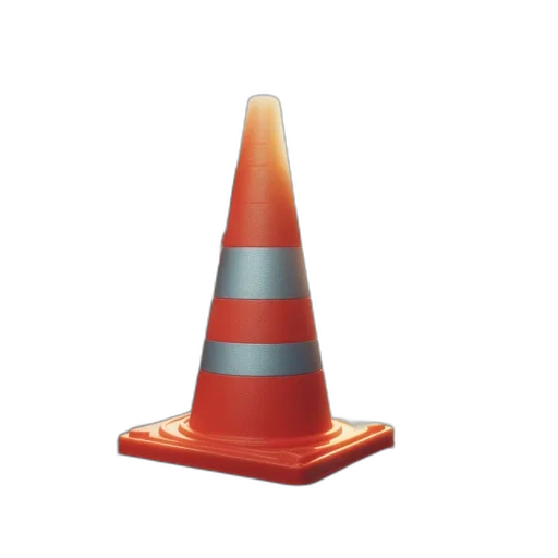 hat, staff, weapon, crown, 3d render, photorealistic, traffic, cone transparent PNG cut-out
