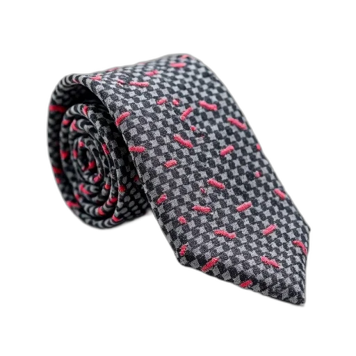 hat, umbrella, staff, gray, black, geometric, patterned, tie transparent PNG cut-out