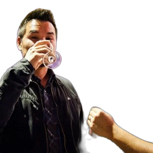 two, men, enjoying, wine transparent PNG cut-out