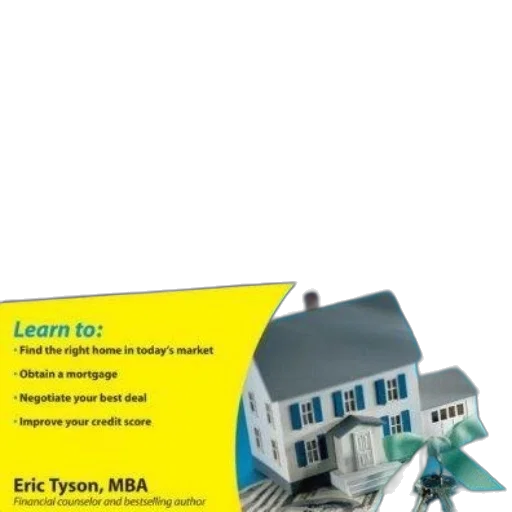 building, 3d render, home, buying, dummies, book, cover, featuring transparent PNG cut-out