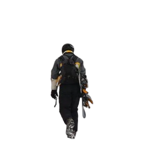 jacket, staff, mask, weapon, 3d render, cyberpunk, concept art, pixel art transparent PNG cut-out