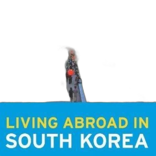 living, abroad, south, korea, book, cover, featuring, vibrant transparent PNG cut-out