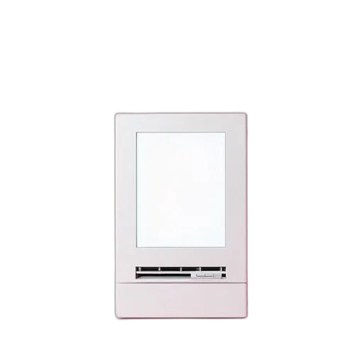 face, robot, furniture, mask, vaporwave, pastel, monochrome, sleek transparent PNG cut-out