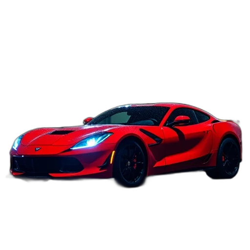 car, weapon, animal, 3d render, photorealistic, concept art, red, sports transparent PNG cut-out