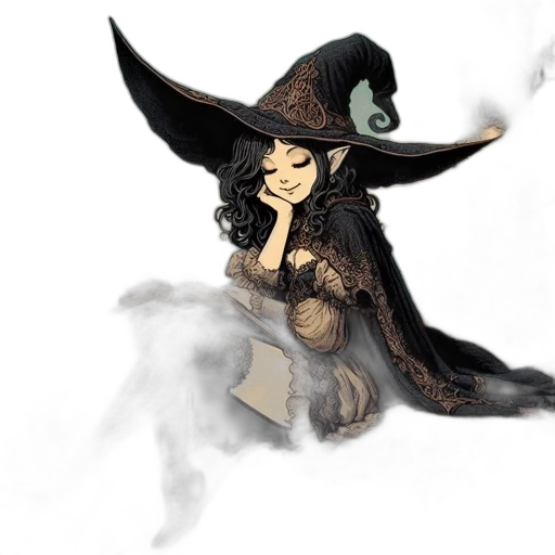 hat, staff, mask, dragon, fantasy art, concept art, pixel art, 3d render transparent PNG cut-out