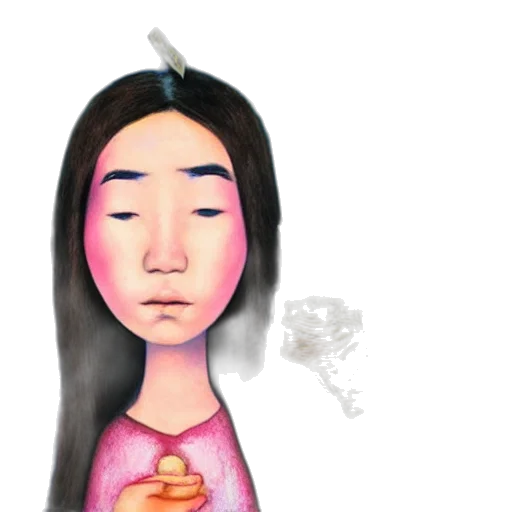 face, mask, jewelry, hair transparent PNG cut-out