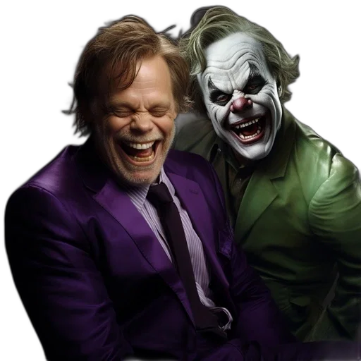 mask, face, photorealistic, concept art, comic book art, two, men, one transparent PNG cut-out