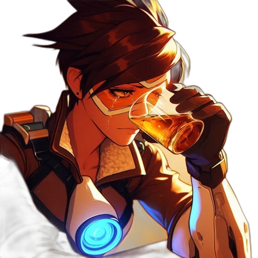 face, robot, weapon, staff, cyberpunk, concept art, anime, pixel art transparent PNG cut-out