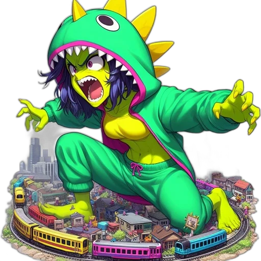dragon, creature, animal, concept art, pixel art, fantasy art, cartoon, green-hooded transparent PNG cut-out