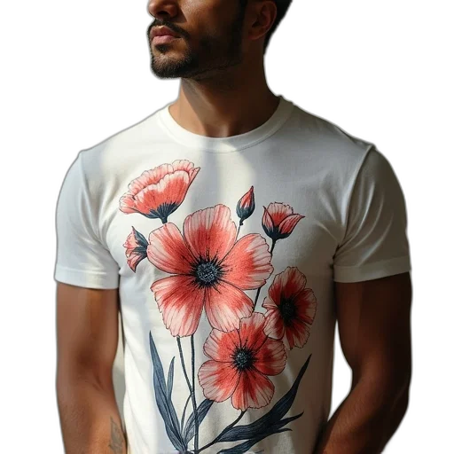 flower, photorealistic, 3d render, oil painting transparent PNG cut-out