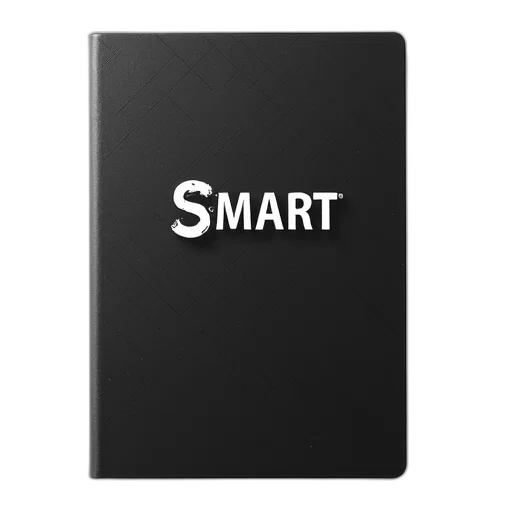 robot, hat, 3d render, black, notebook, white, logo, cover transparent PNG cut-out