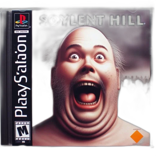 face, concept art, 3d render, photorealistic, playstation, game, cover, features transparent PNG cut-out