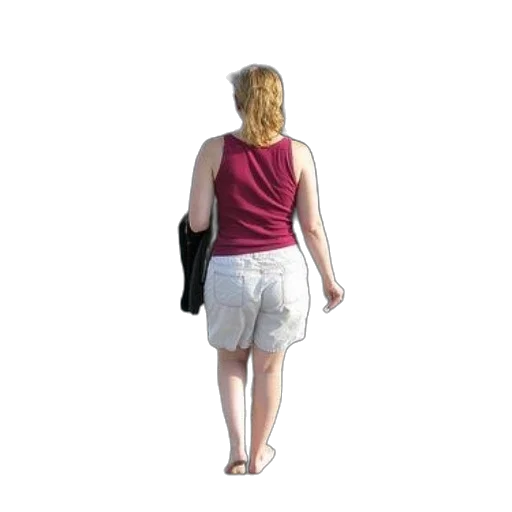 dress, jacket, umbrella, staff transparent PNG cut-out