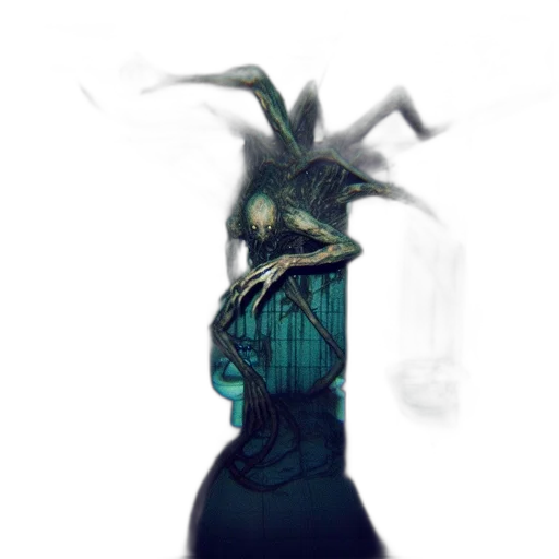 mask, creature, crown, hat, concept art, fantasy art, cyberpunk, pixel art transparent PNG cut-out