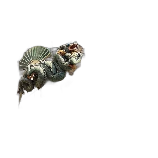 dragon, creature, jewelry, animal, 3d render, concept art, photorealistic, underwater transparent PNG cut-out