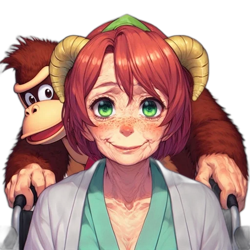 creature, animal, staff, face, anime, pixel art, concept art, fantasy art transparent PNG cut-out