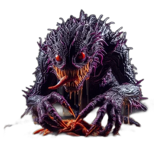 creature, mask, dragon, hair, concept art, 3d render, pixel art, fantasy art transparent PNG cut-out