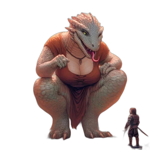creature, dragon, animal, concept art, fantasy art, 3d render, pixel art, scaly transparent PNG cut-out
